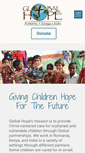 Mobile Screenshot of globalhope.org